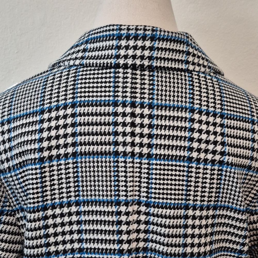 J. Jill Long Plaid Duster Plaid Jacket w Pockets Sz M Petite - Picture 10 of 15